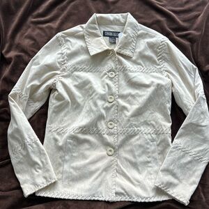 Canyon Road Women’s Crème Suede Like Blazer Size 8